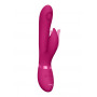 Vibratore rabbit in silicone vaginale clitoride per punto G Aimi fucsia