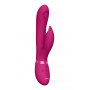 Vibratore rabbit in silicone vaginale clitoride per punto G Aimi fucsia