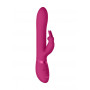 Vibratore rabbit per punto G in silicone vaginale clitoride amoris fucsia