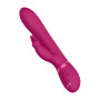 Vibratore rabbit per punto G in silicone vaginale clitoride amoris fucsia