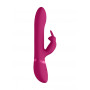 Vibratore rabbit per punto G in silicone vaginale clitoride amoris fucsia