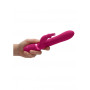 Vibratore rabbit per punto G in silicone vaginale clitoride amoris fucsia