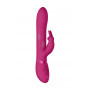 Vibratore rabbit per punto G in silicone vaginale clitoride amoris fucsia