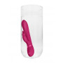 Vibratore rabbit per punto G in silicone vaginale clitoride amoris fucsia