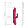 Vibratore rabbit per punto G in silicone vaginale clitoride amoris fucsia