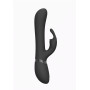 Vibratore rabbit in silicone vaginale clitoride per punto G Chou nero