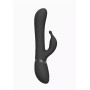 Vibratore rabbit in silicone vaginale clitoride per punto G Chou nero