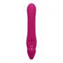 Vibratore vaginale anale indossabile strap on Dual Pulse-Wave & Airwave Strapless Strapon Pink