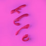 Vibratore vaginale anale indossabile strap on Dual Pulse-Wave & Airwave Strapless Strapon Pink