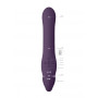 Vibratore indossabile vaginale anale Dual Pulse-Wave & Airwave Strapless Strapon Purple