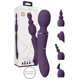 Vibratore wand vaginale in silicone anale Nami Purple