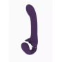 Vibratore strapless rabbit indossabile vaginale anale in silicone Satu - Purple