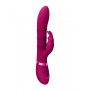 Vibratore rabbit in silicone Stimulating Rings Vibrating G-Spot Rabbit Pink