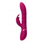 Vibratore rabbit in silicone Stimulating Rings Vibrating G-Spot Rabbit Pink