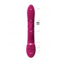 Vibratore rabbit in silicone Stimulating Rings Vibrating G-Spot Rabbit Pink