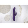 Vibratore rabbit in silicone Stimulating Rings Vibrating G-Spot Rabbit Purple