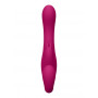 Vibratore rabbit indossabile vaginale clitoride strapless Suki- Pink