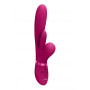 Vibratore rabbit Thrusting GSpot Flapper PulseWave Clit Stimulator PinkG