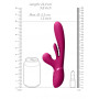 Vibratore rabbit Thrusting GSpot Flapper PulseWave Clit Stimulator PinkG