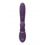 Vibratore rabbit Thrusting GSpot Flapper PulseWave Clit Stimulator Purple