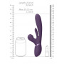 Vibratore rabbit Thrusting GSpot Flapper PulseWave Clit Stimulator Purple