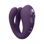 Vibratore vaginale per slip in silicone Triple Action Vibator with Clitoral Pulse Wave Purple