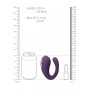 Vibratore vaginale per slip in silicone Triple Action Vibator with Clitoral Pulse Wave Purple