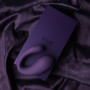 Vibratore vaginale per slip in silicone Triple Action Vibator with Clitoral Pulse Wave Purple