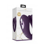 Vibratore vaginale per slip in silicone Triple Action Vibator with Clitoral Pulse Wave Purple