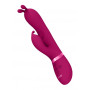 Vibratore vaginale rabbit in silicone Triple Action Vibrating Rabbit with PulseWave Shaft Pink