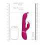 Vibratore vaginale rabbit in silicone Triple Action Vibrating Rabbit with PulseWave Shaft Pink