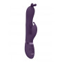 Vibratore vaginale rabbit in silicone Triple Action Vibrating Rabbit with PulseWave Shaft Purple