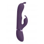 Vibratore vaginale rabbit in silicone Triple Action Vibrating Rabbit with PulseWave Shaft Purple