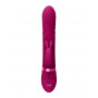 Vibratore rabbit in silicone per punto G Vibrating and Rotating Beads G-Spot Rabbit Pink