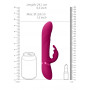 Vibratore rabbit in silicone per punto G Vibrating and Rotating Beads G-Spot Rabbit Pink