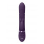 Vibratore rabbit rotante in silicone Vibrating and Rotating Beads G-Spot Rabbit Purple