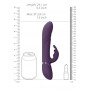 Vibratore rabbit rotante in silicone Vibrating and Rotating Beads G-Spot Rabbit Purple