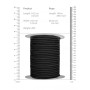 Corda per shibari costrittivo sadomaso Ouch - Bondage Rope - 100 Meters - Black
