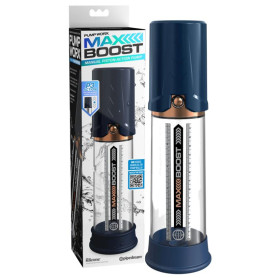 Pompa sviluppatore maschile per ingrandimento pene Pump Worx Max Boost blue