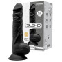 Dildo anale vaginale in silicone realistico Model 1 24 cm black