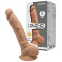 Dildo anale vaginale in silicone realistico Model 1 23 cm caramel