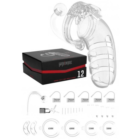 Gabbia di castità per uomo con plug anale modello 12 ouch!