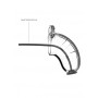 Gabbia fallica men cage per pene con dilatatore uretrale modello 15 ouch!