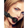 Morso bondage forato gag ball nero ouch!