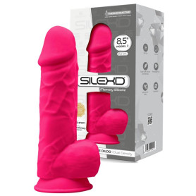 Dildo grosso anale vaginale in silicone realistico Model 1 21.5 cm pink
