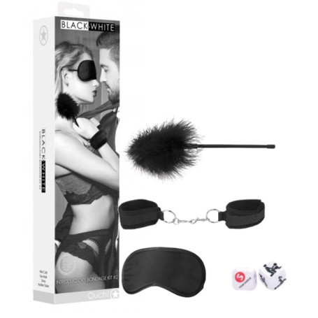 Set accessori nero soft bondage per coppia Ouch!