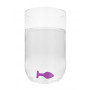 Plug anale in silicone piccolo dilatatore con pietra Diamond Heart Butt Plug - Regular - Purple