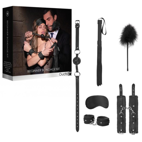 KIT PER LA COPPIA SOFT BONDAGE SET NERO