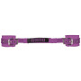 Manette con cintura bondage sexy costrittivo Adjustable Leather Handcuffs - Purple