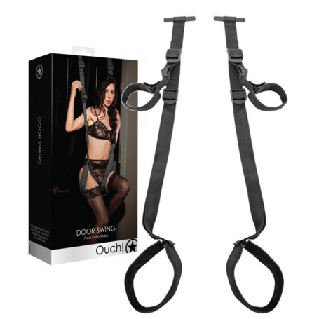 Altalena dell' amore erotica per porta Door Swing - Black